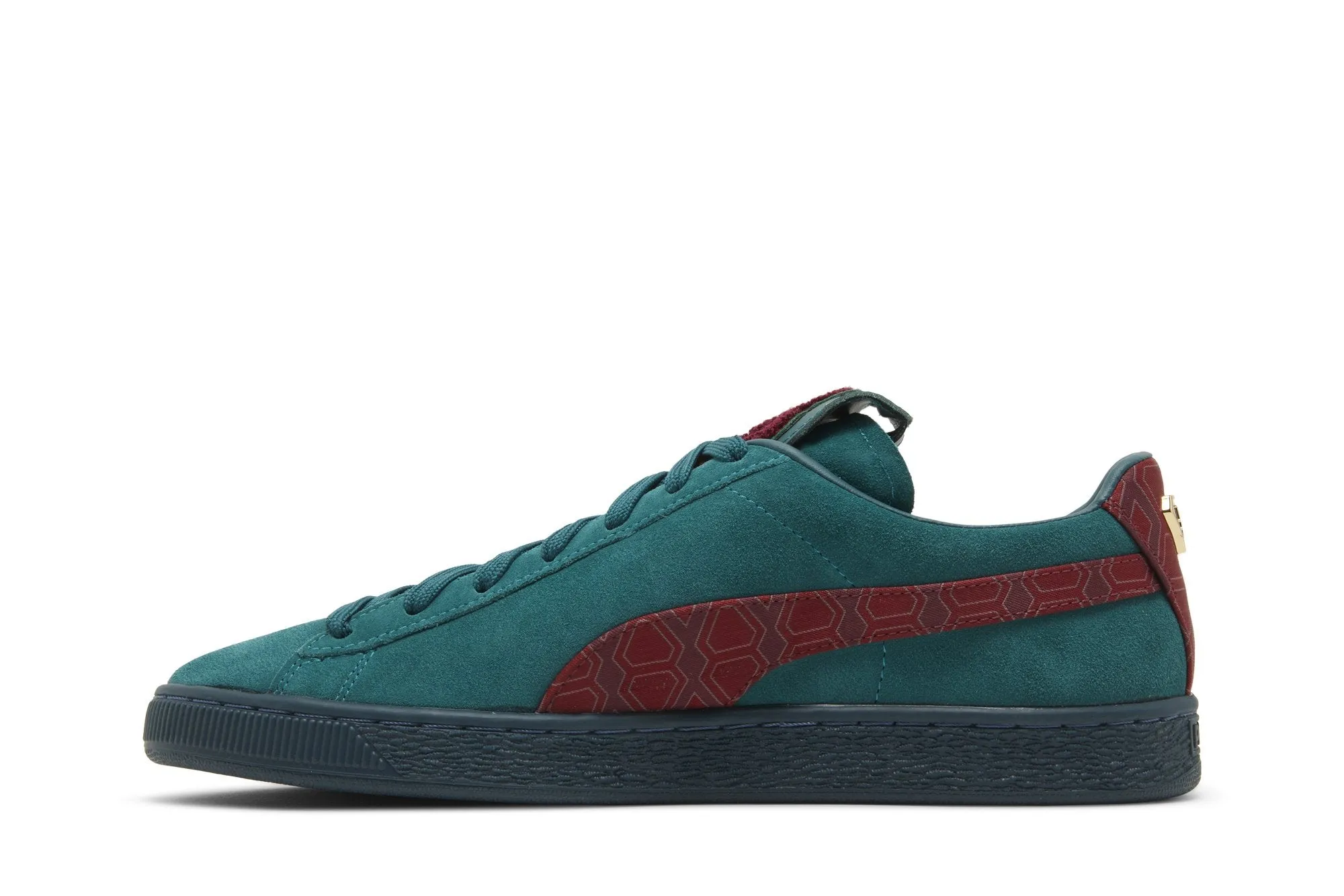 Dapper Dan x Suede Puma sneakers, green