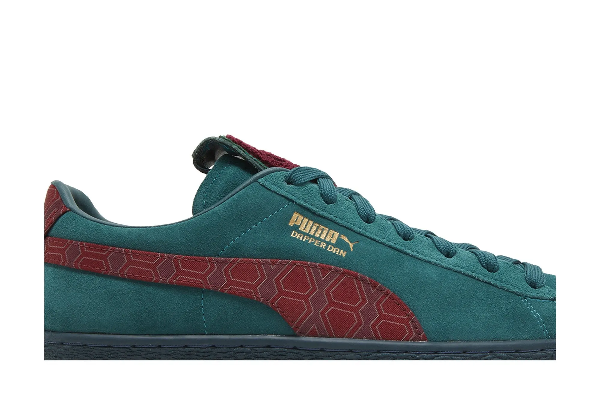 Dapper Dan x Suede Puma sneakers, green