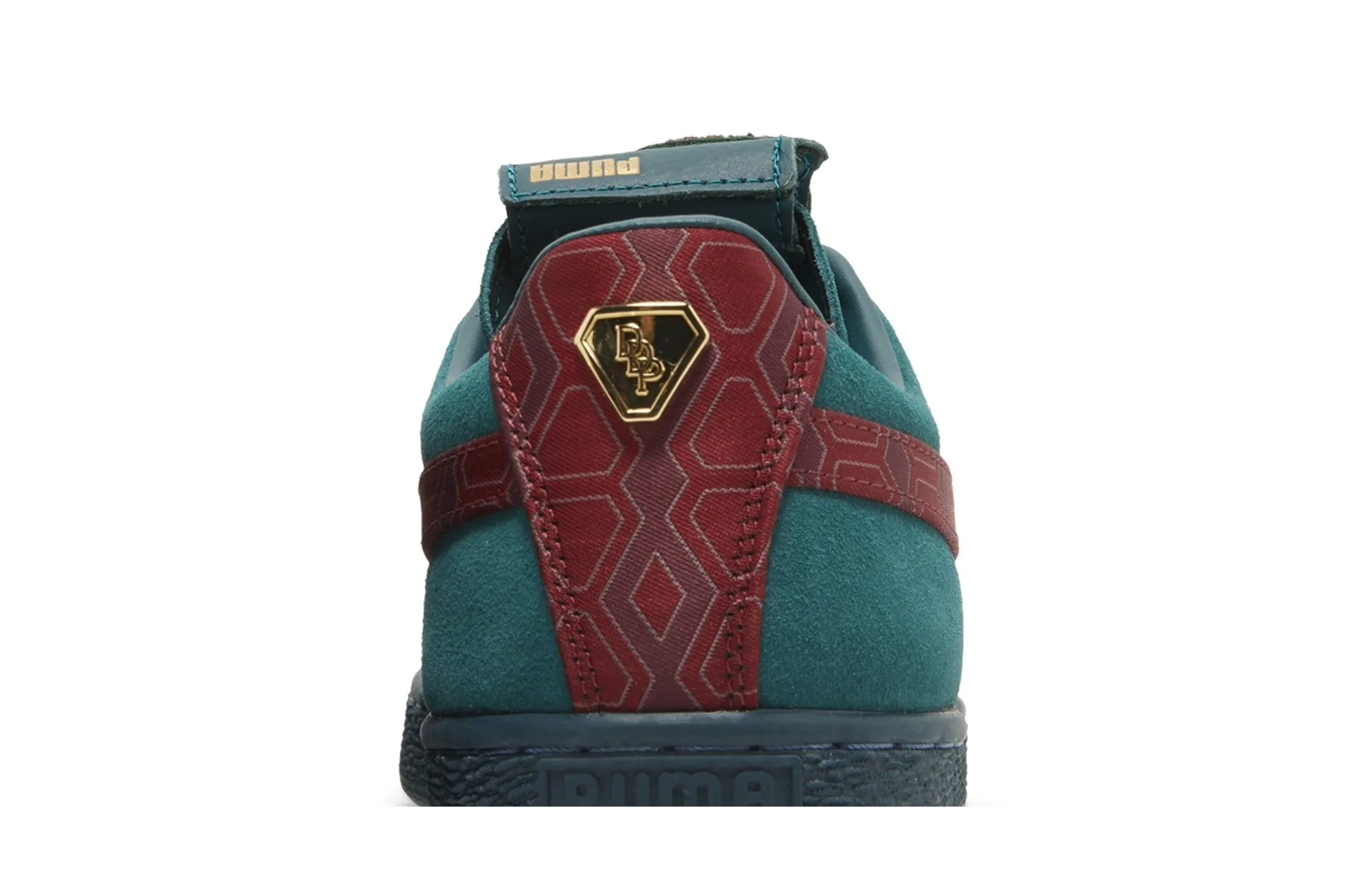 Dapper Dan x Suede Puma sneakers, green