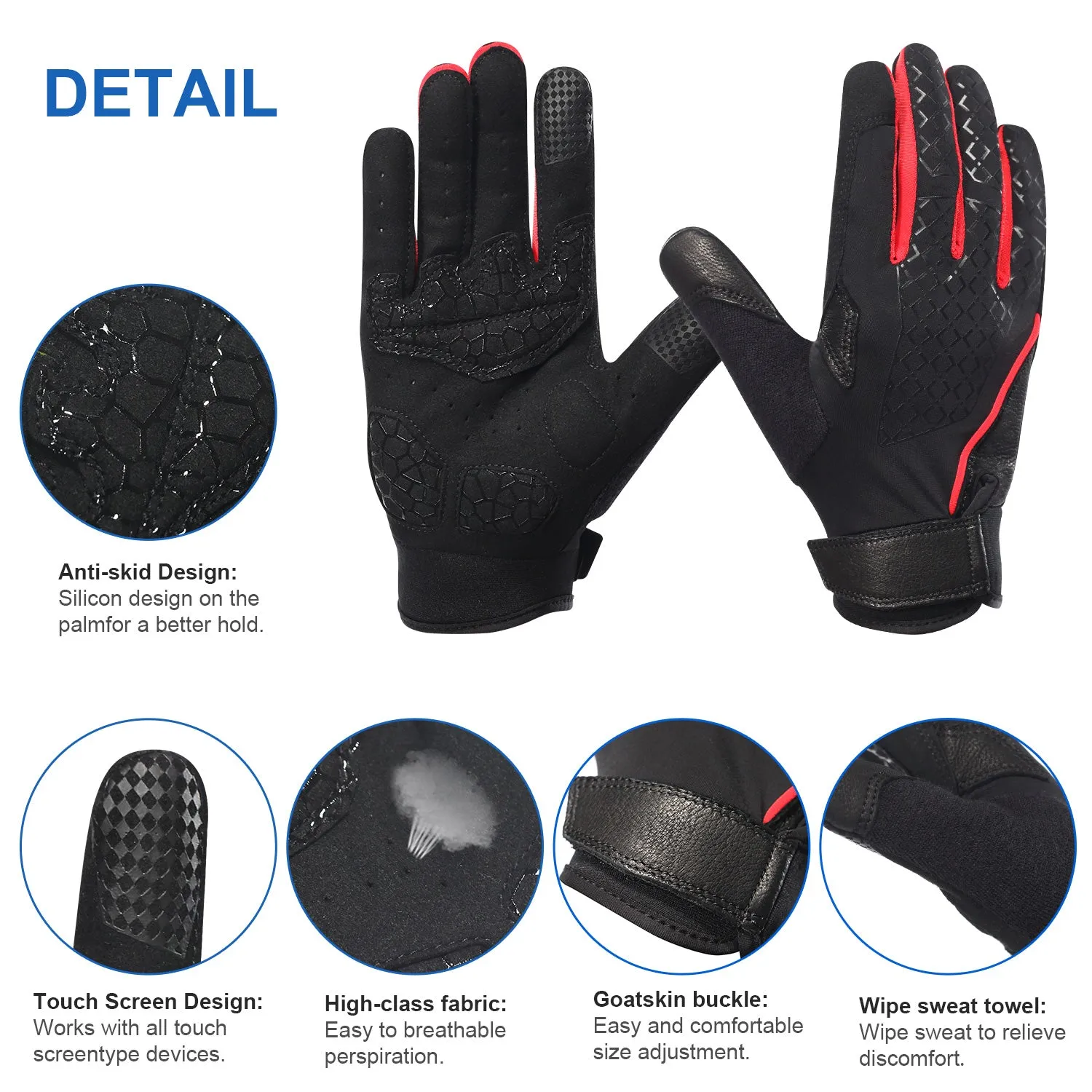 DAY WOLF Full Finger Gym Gloves