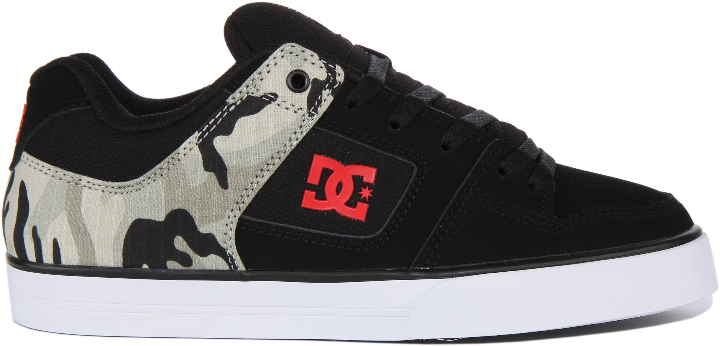 Dc Shoes Pure In Black Camo For Men