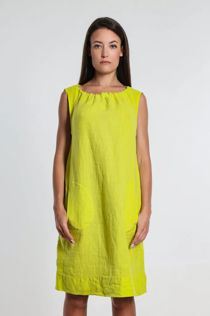 Devin Linen Shift Dress (DT119)