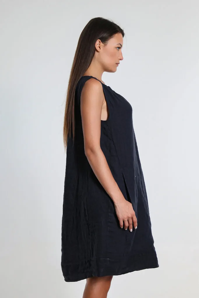 Devin Linen Shift Dress (DT119)