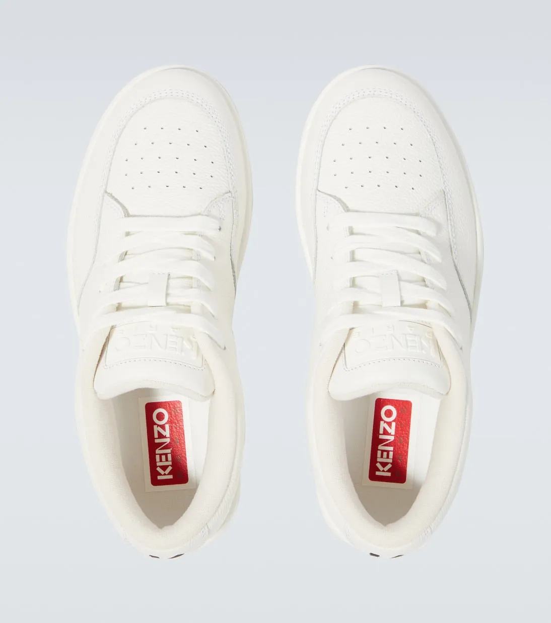 Dome sneakers in Kenzo leather, white