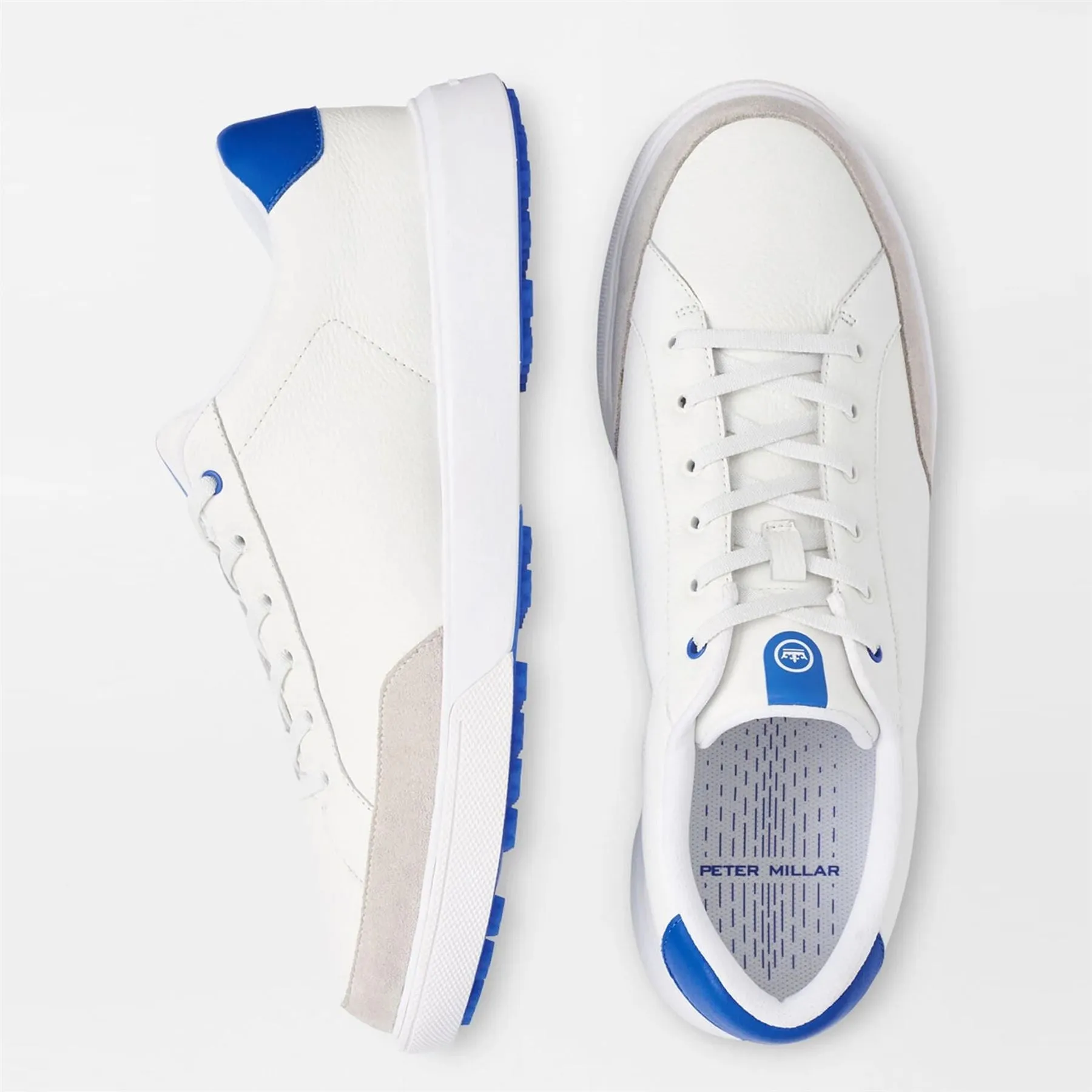 Drift Leather Hybrid Course Shoe White/Mako Blue - 2025