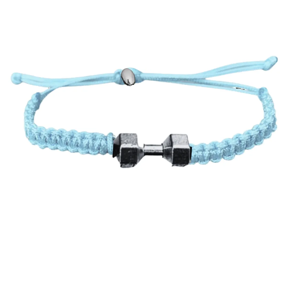 Dumbbell Adjustable Rope Bracelet