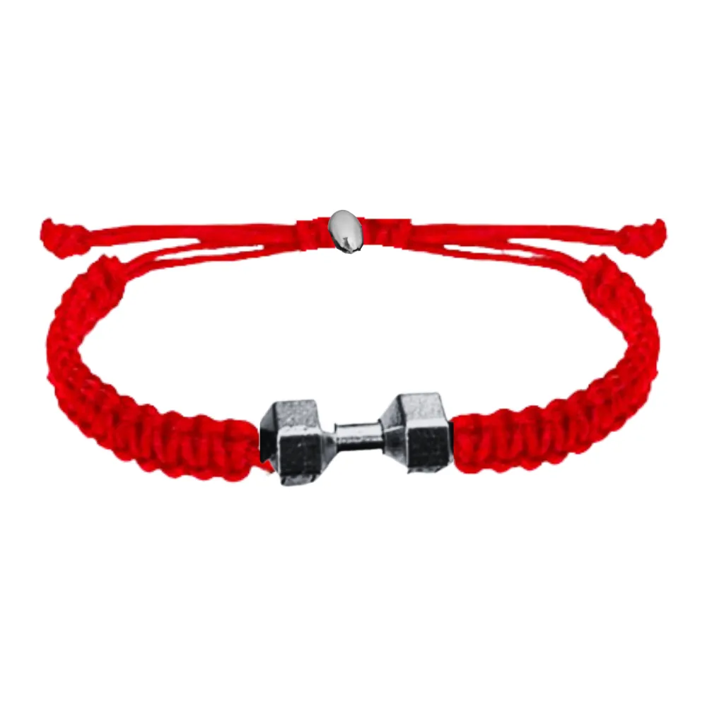 Dumbbell Adjustable Rope Bracelet