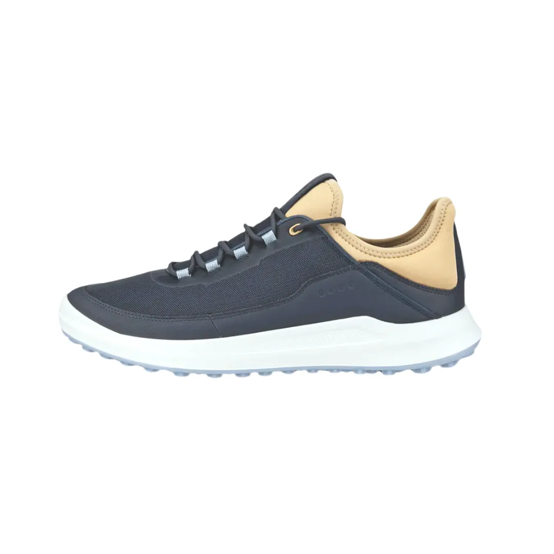 ECCO Men's Golf Core Spikeless Shoes-Navy/White