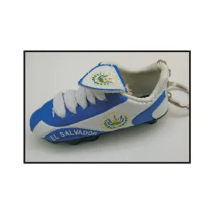 El Salvador Mini Soccer Shoe Key Chain