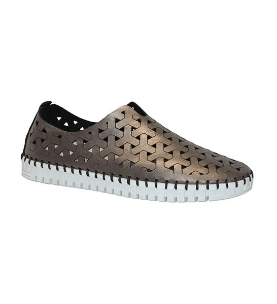 Eric Michael Inez Leather Slip On Sneaker