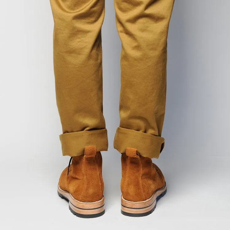 Eric Service Boot in Golden Brown Suede