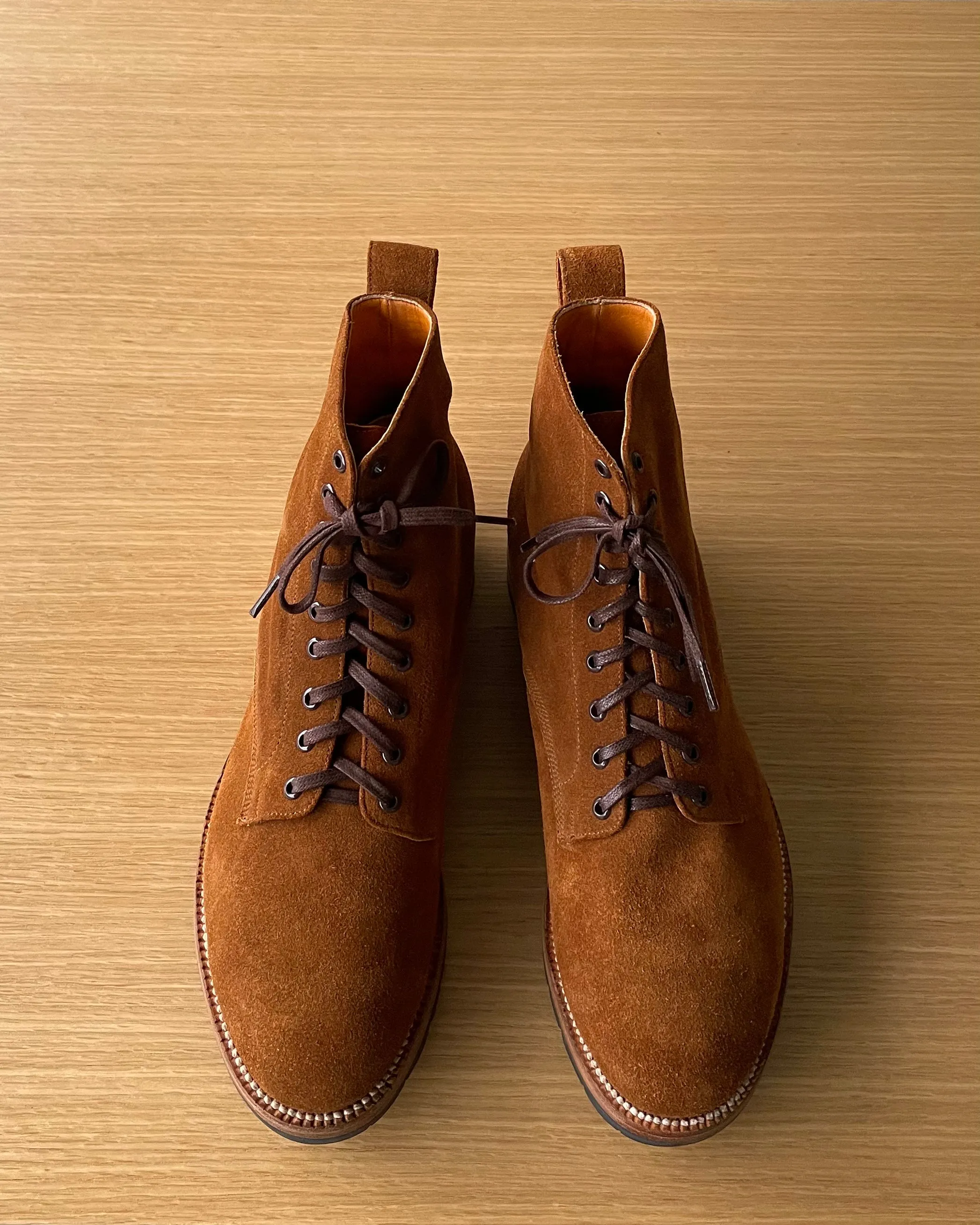 Eric Service Boot in Golden Brown Suede