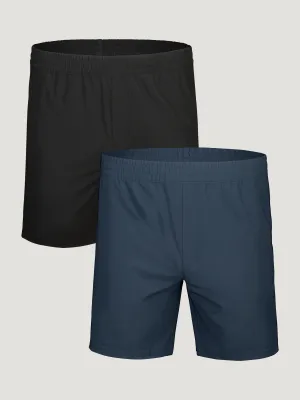 Essentials Stretch Performance Shorts 2-Pack