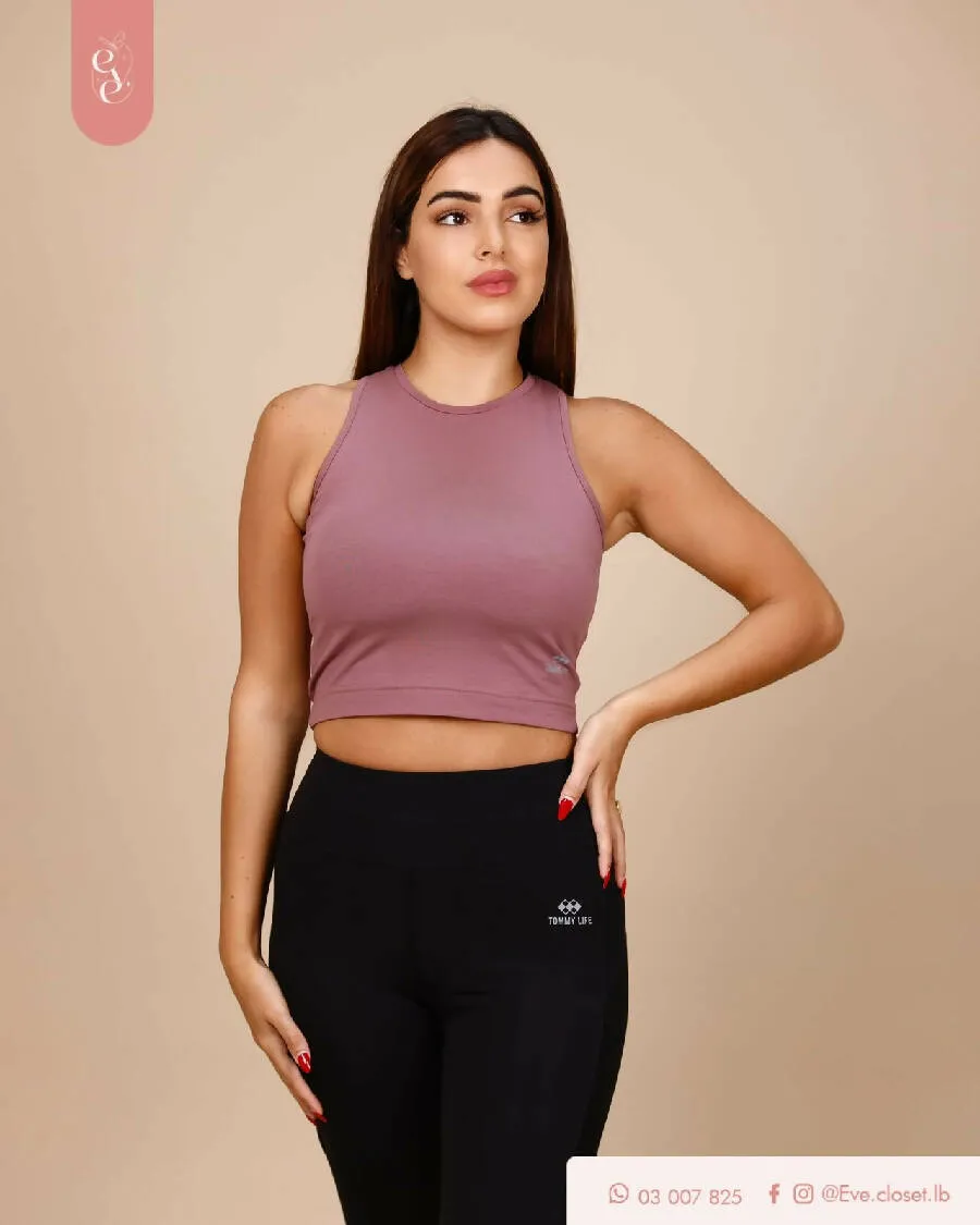 EVE.CLOSET Ladies' Gym & Workout Crop Tops