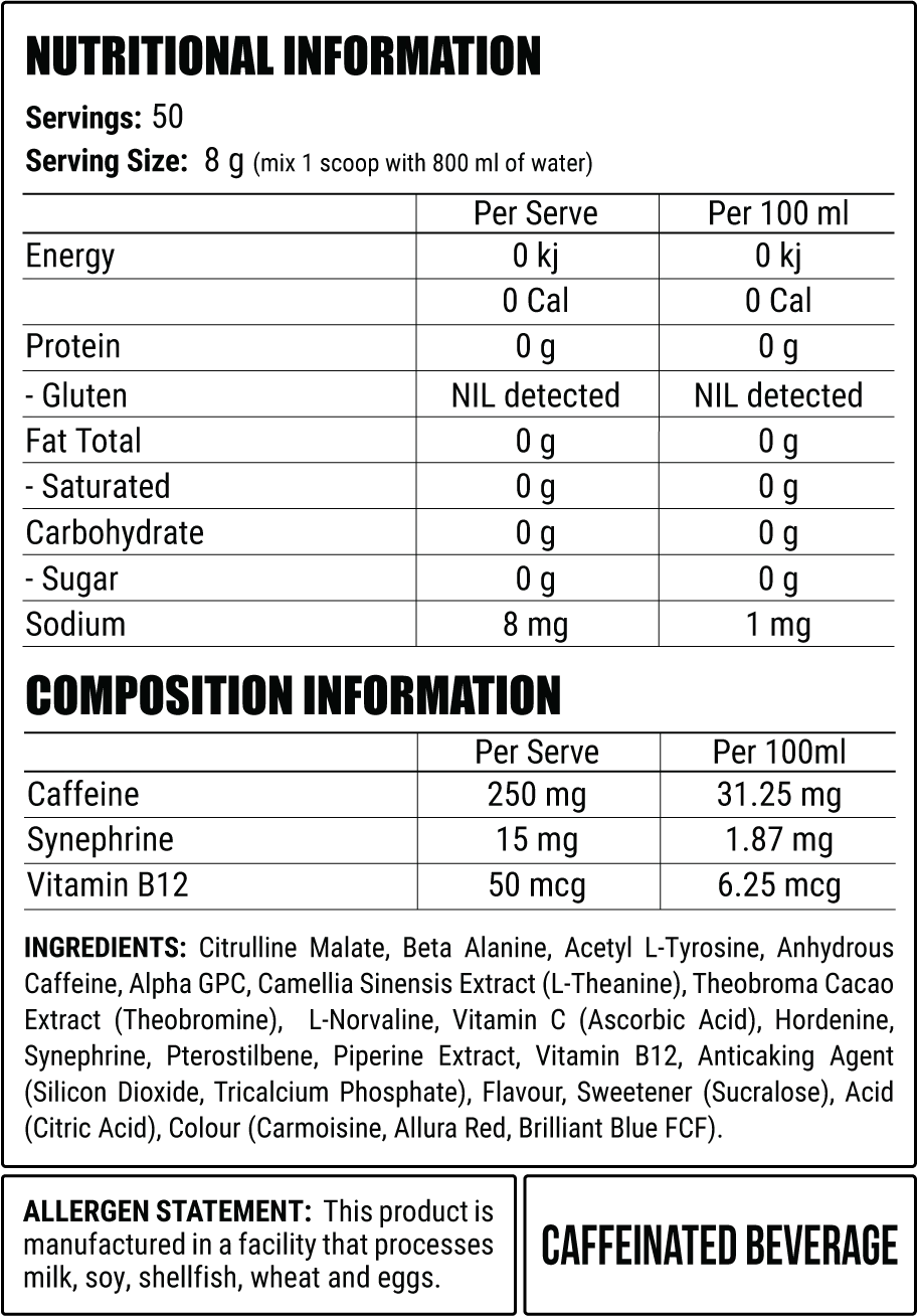 Faction Labs Disorder Pre-Workout