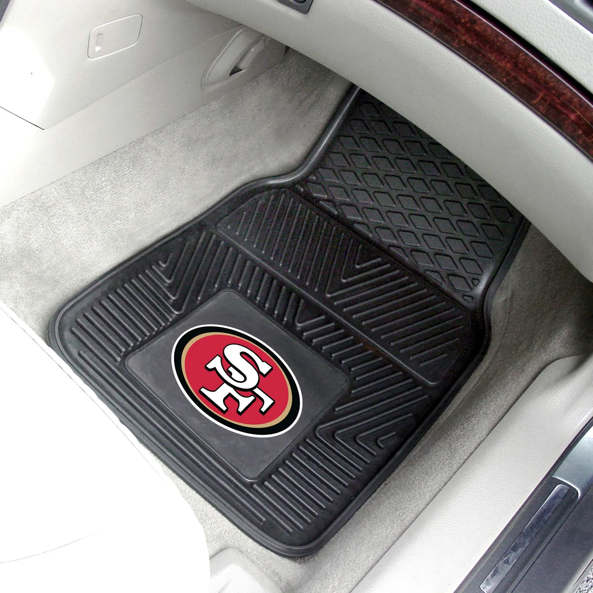 Fanmats San Francisco 49ers Heavy Duty Car Mat Set - 2 Pieces