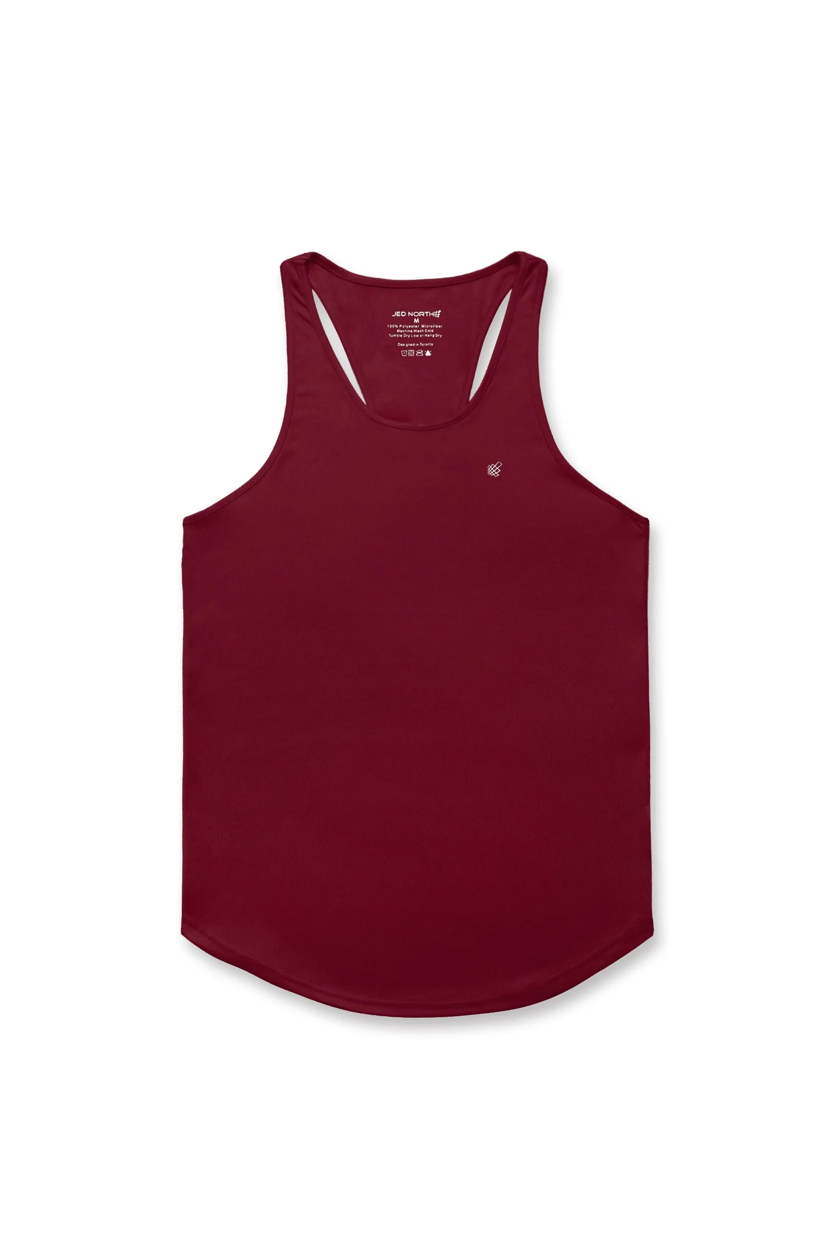 Fast-Dry Bodybuilding Workout Stringer - Maroon