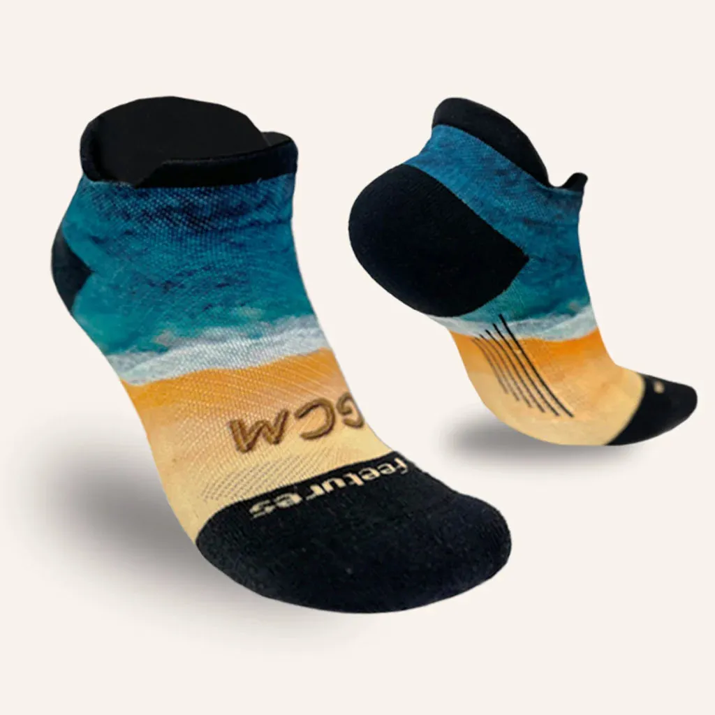 Feetures Elite Light Cushion No-Show Tab - The Official Gold Coast Marathon Sock