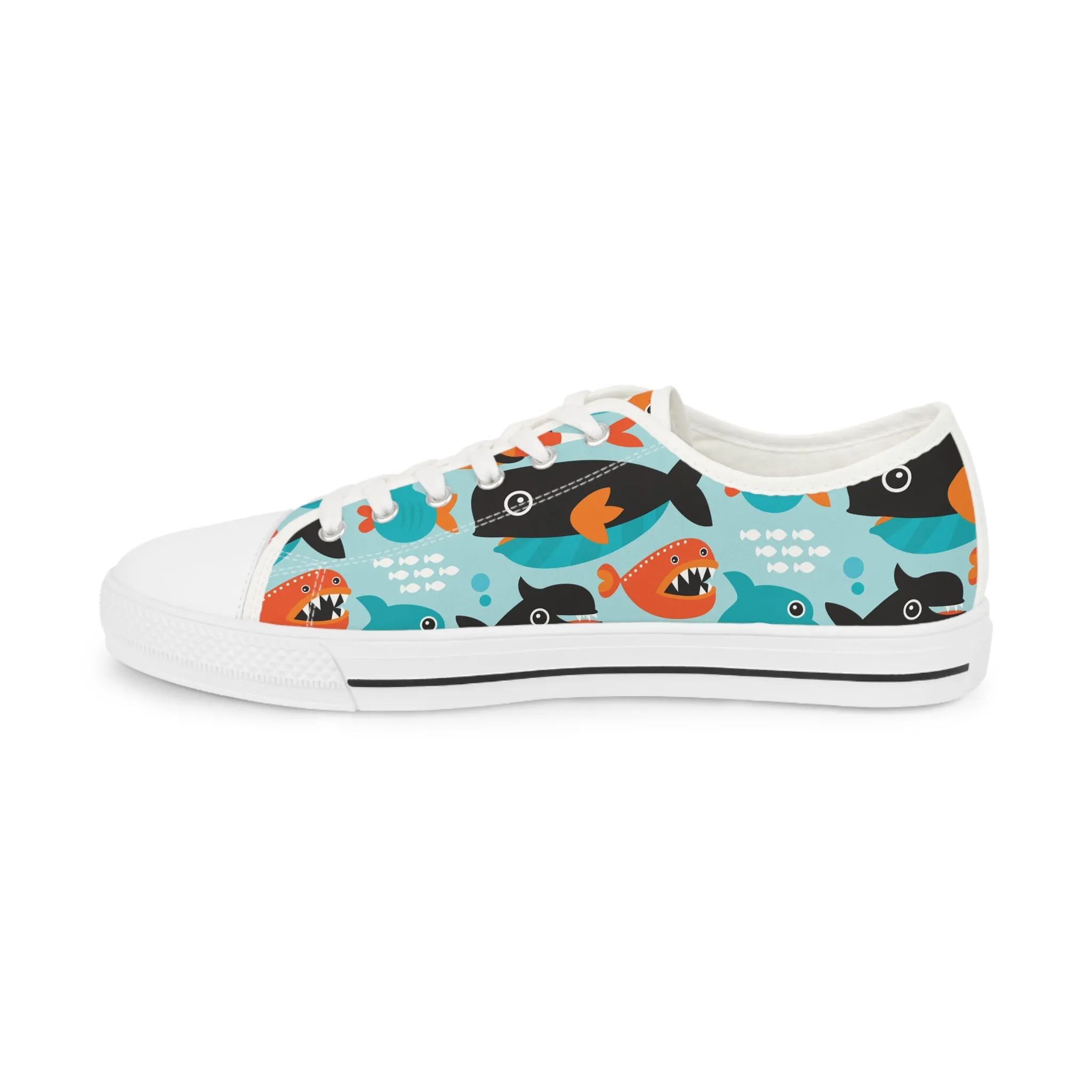 Fish Men's Low Top Sneakers