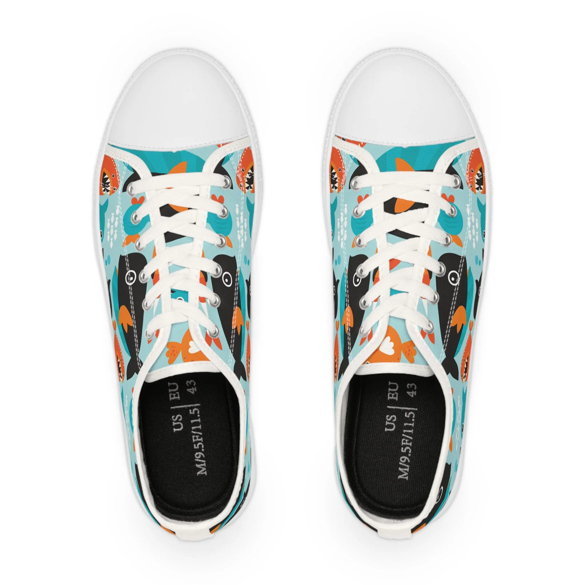 Fish Men's Low Top Sneakers