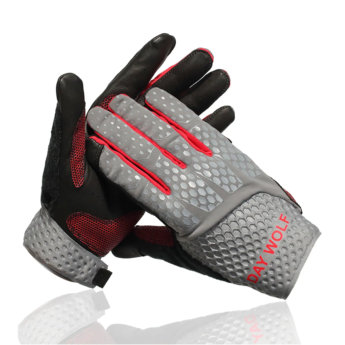 Fitness Gloves - Day Wolf & Red