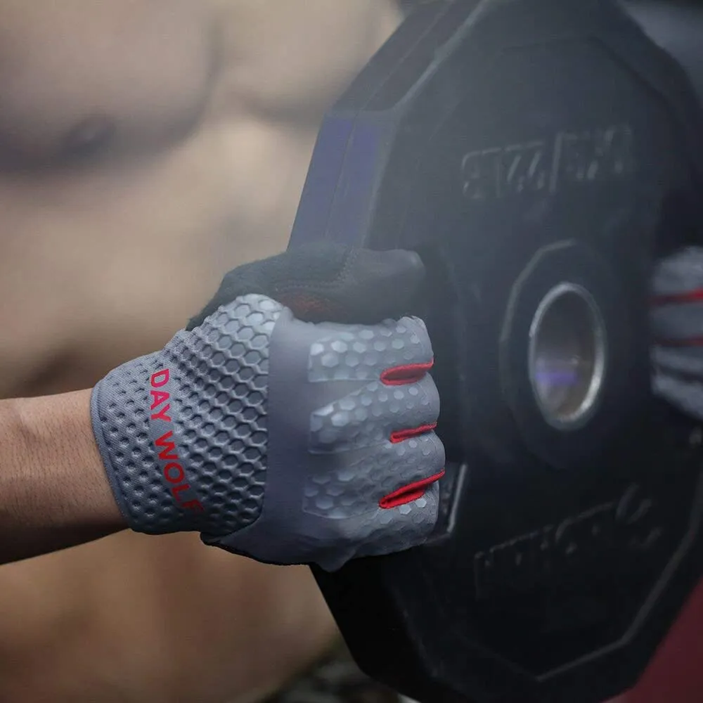 Fitness Gloves - Day Wolf & Red