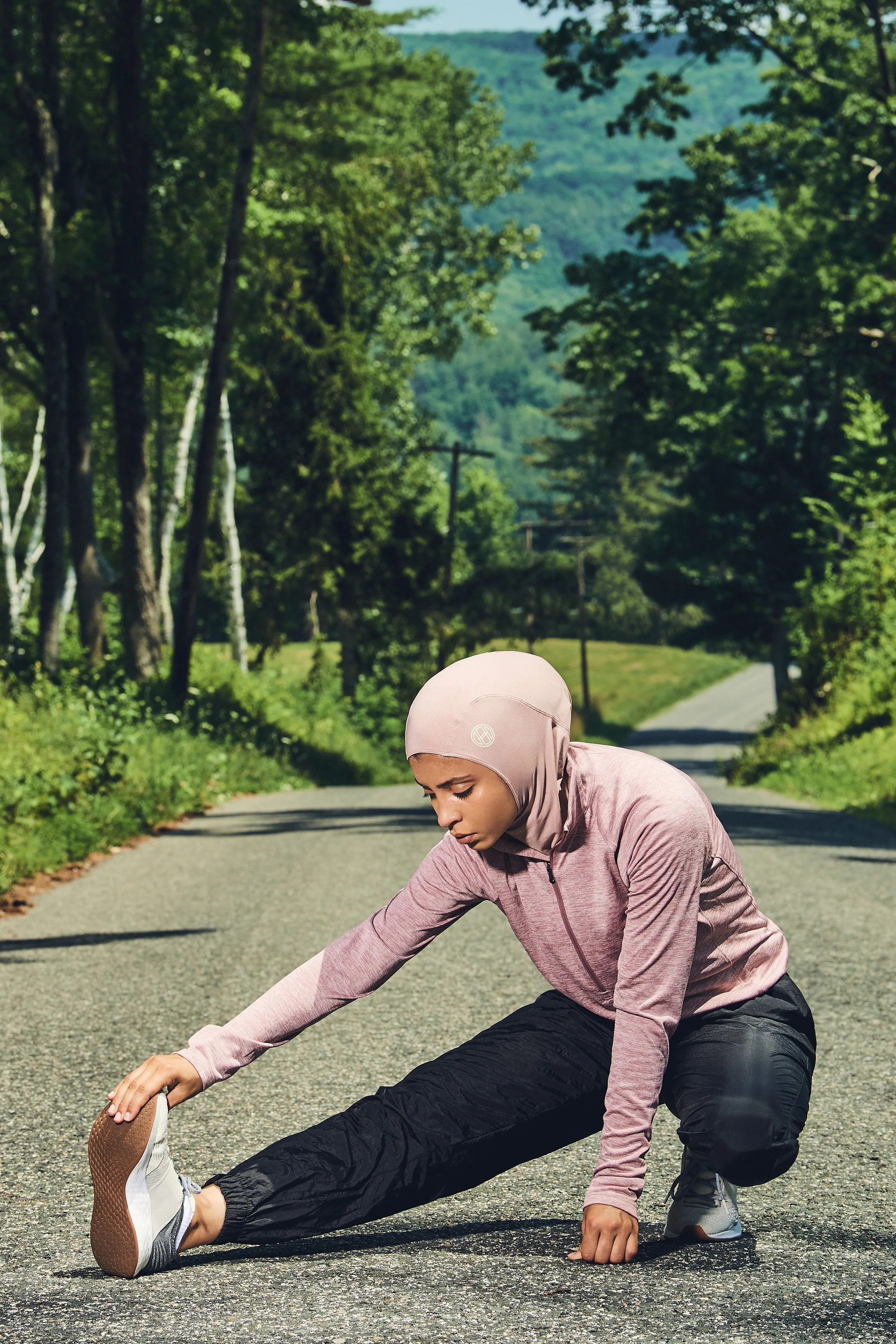 FlexFit Sport Hijab - Rose