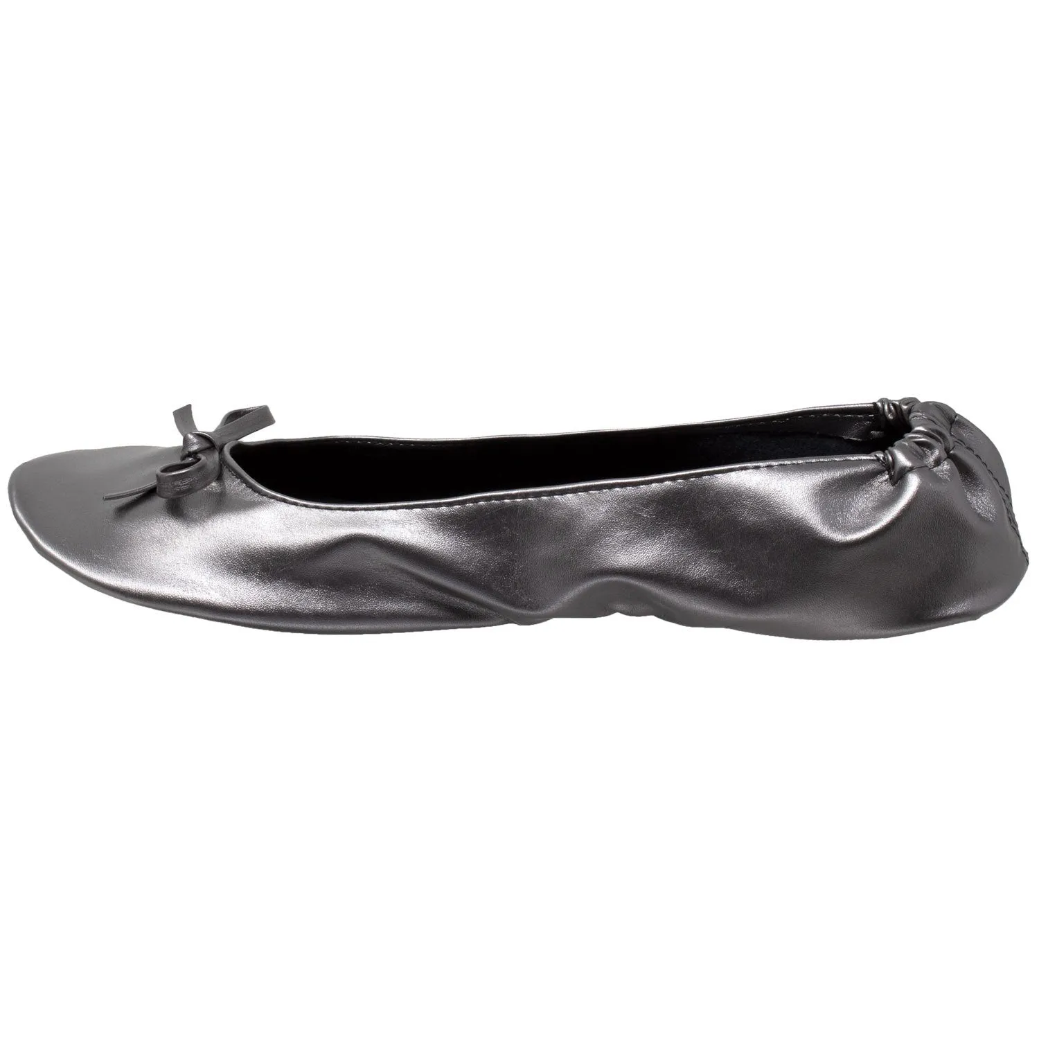 Foldable Ballet Flats Women's Travel Portable Comfortable Shoes Gray