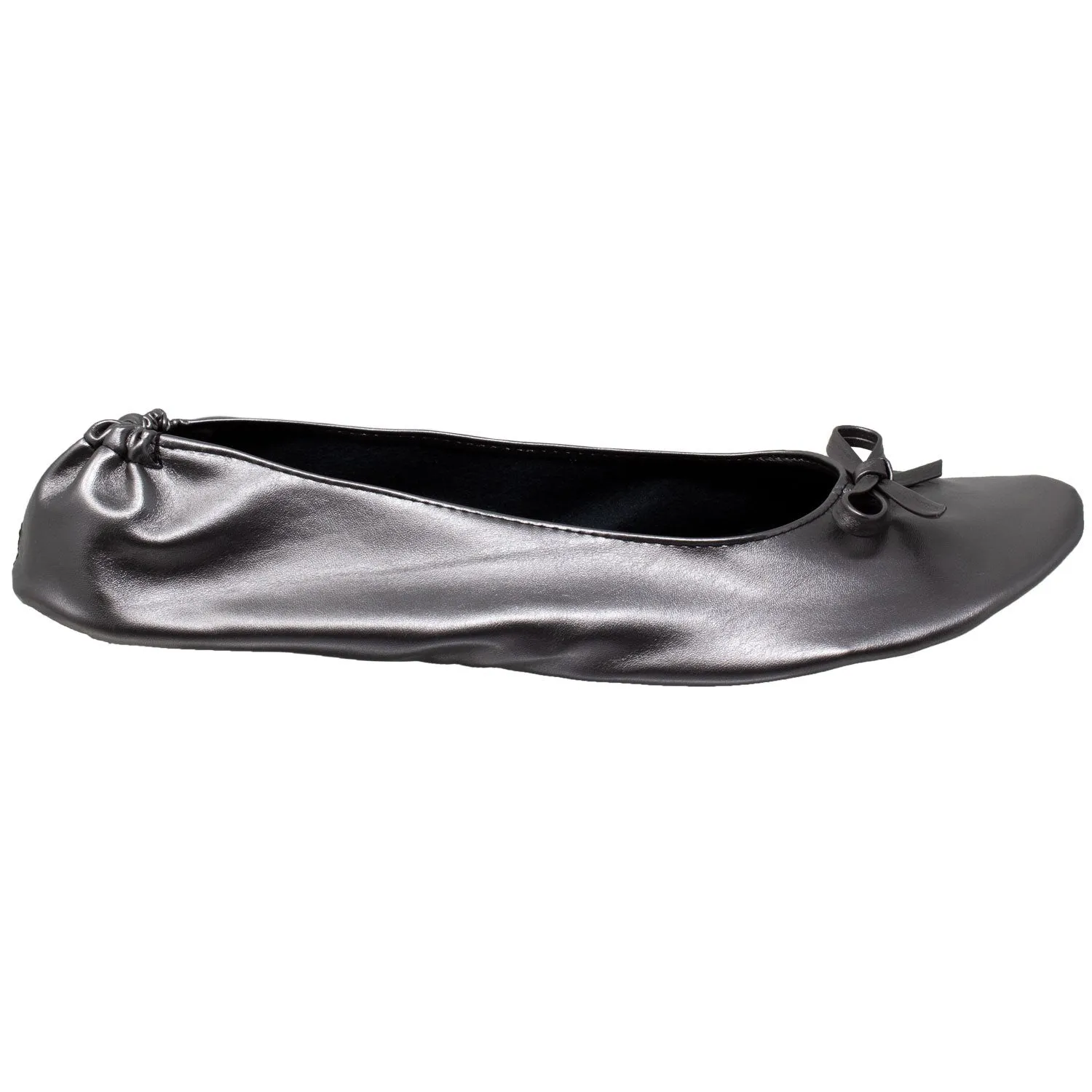 Foldable Ballet Flats Women's Travel Portable Comfortable Shoes Gray