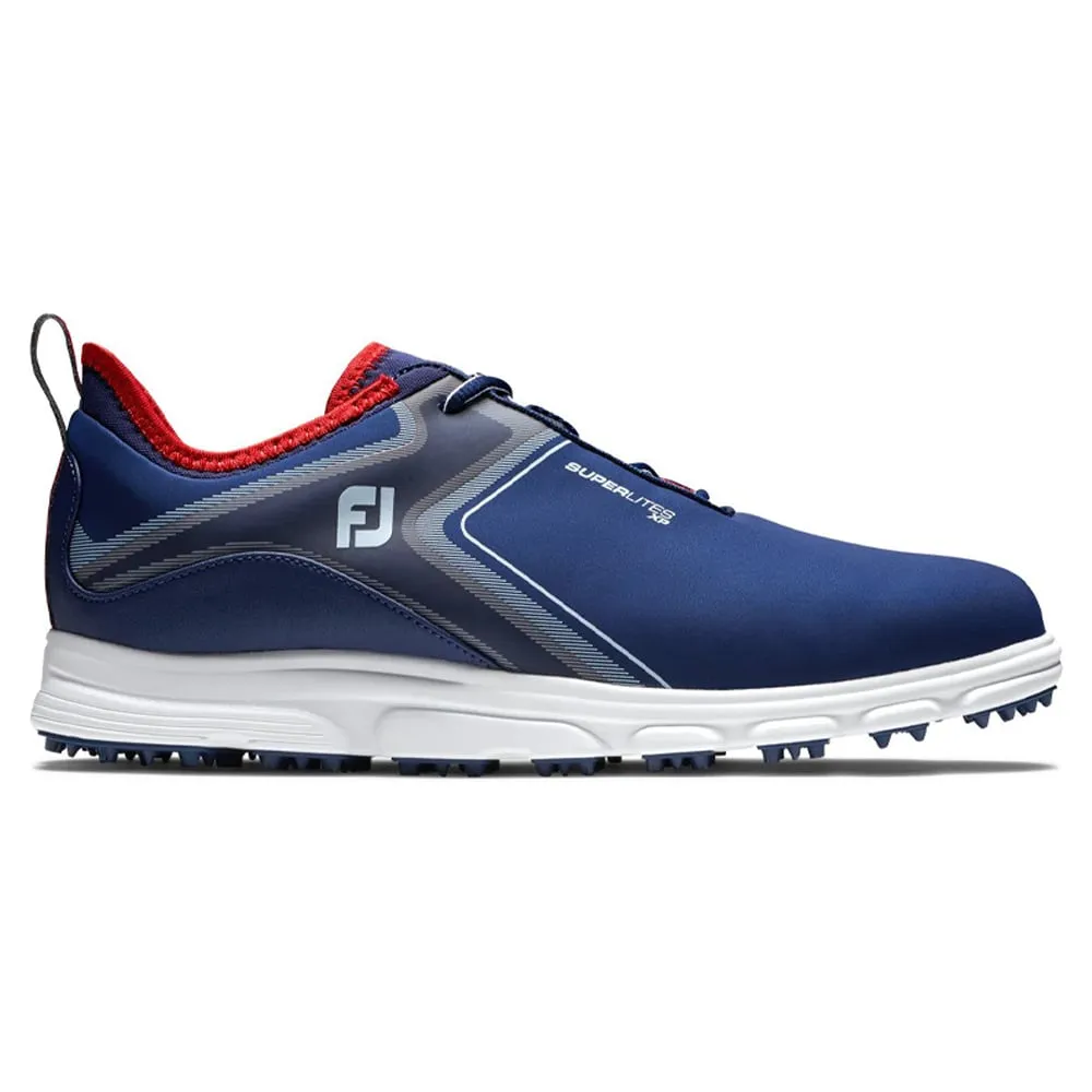 FootJoy Superlite XP Spikeless Shoe - Navy/White/Red