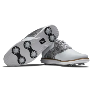 FootJoy Women's Traditions- White/Grey Golf Shoes