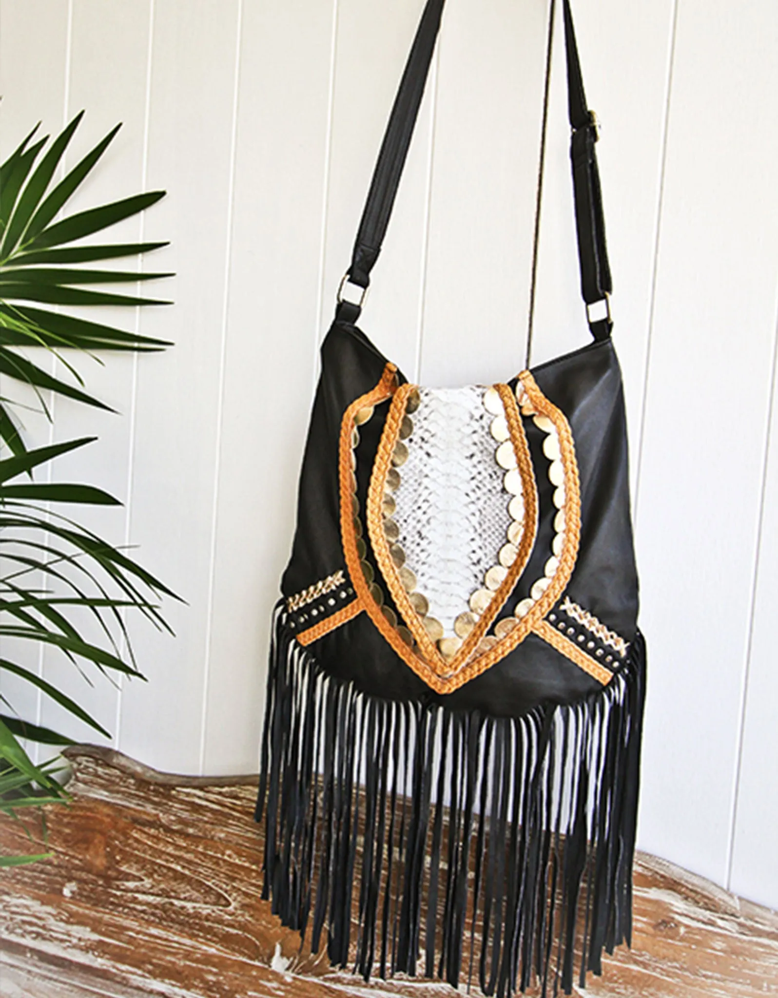 Free As A Bird Handbag with Fringe