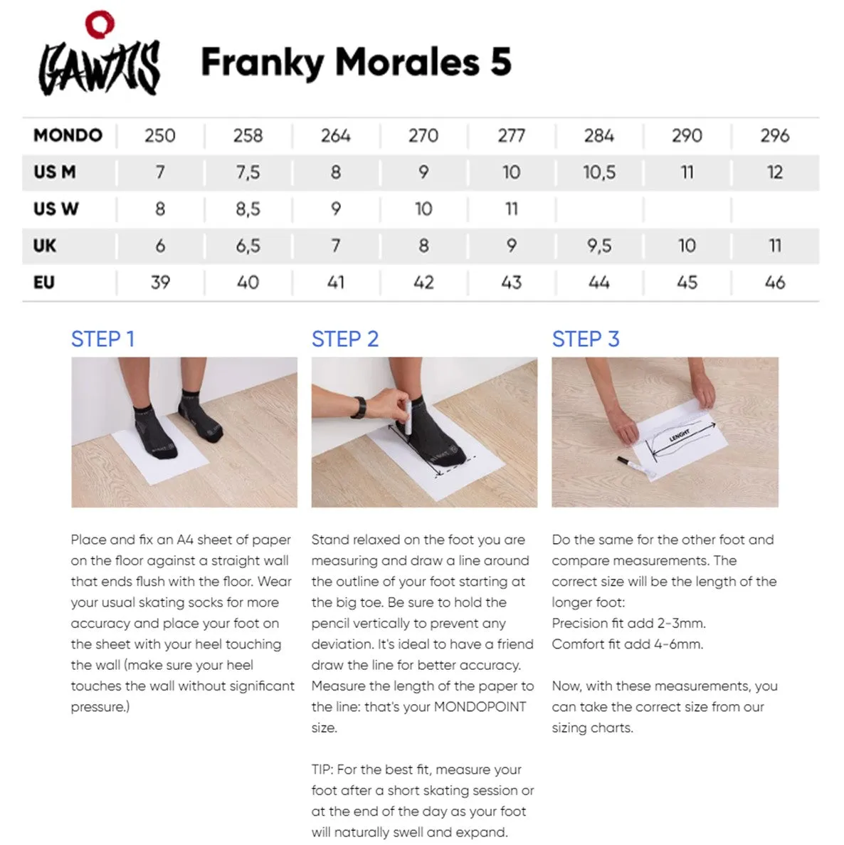 Gawds Franky Morales FM5 Black Aggressive Inlines