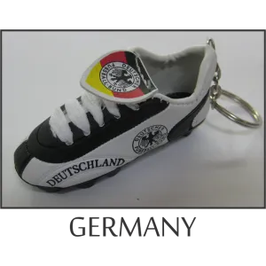 Germany Mini Soccer Shoe Key Chain