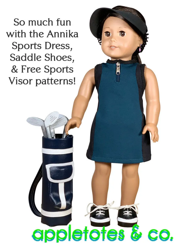 Golf Bag Sewing Pattern for 18 Inch Dolls