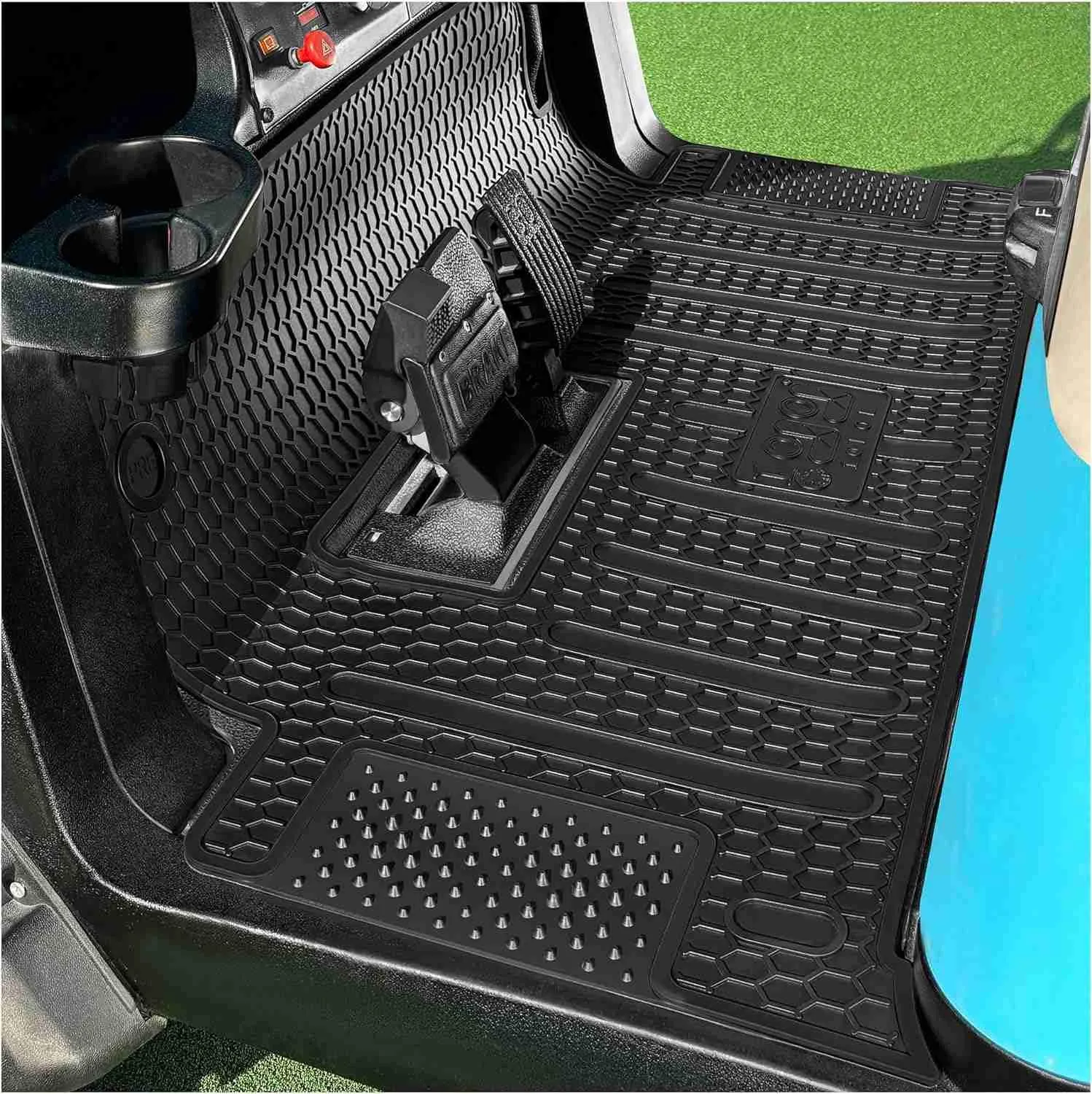 Golf Cart Floor Mats for Club Car Precedent Onward Tempo Villager V4L - 10L0L