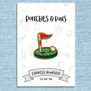 Golf Enamel Pin