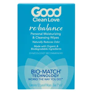 Good Clean Love Rebalance Wipes - Box of 12