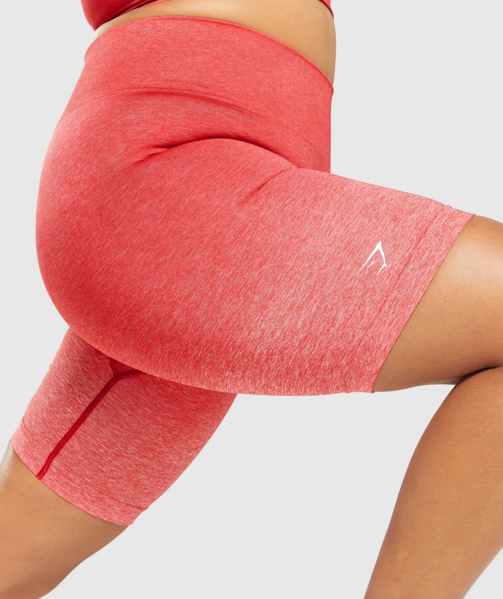 Gymshark Adapt Ombre Seamless Shorts - Red Marl/Red