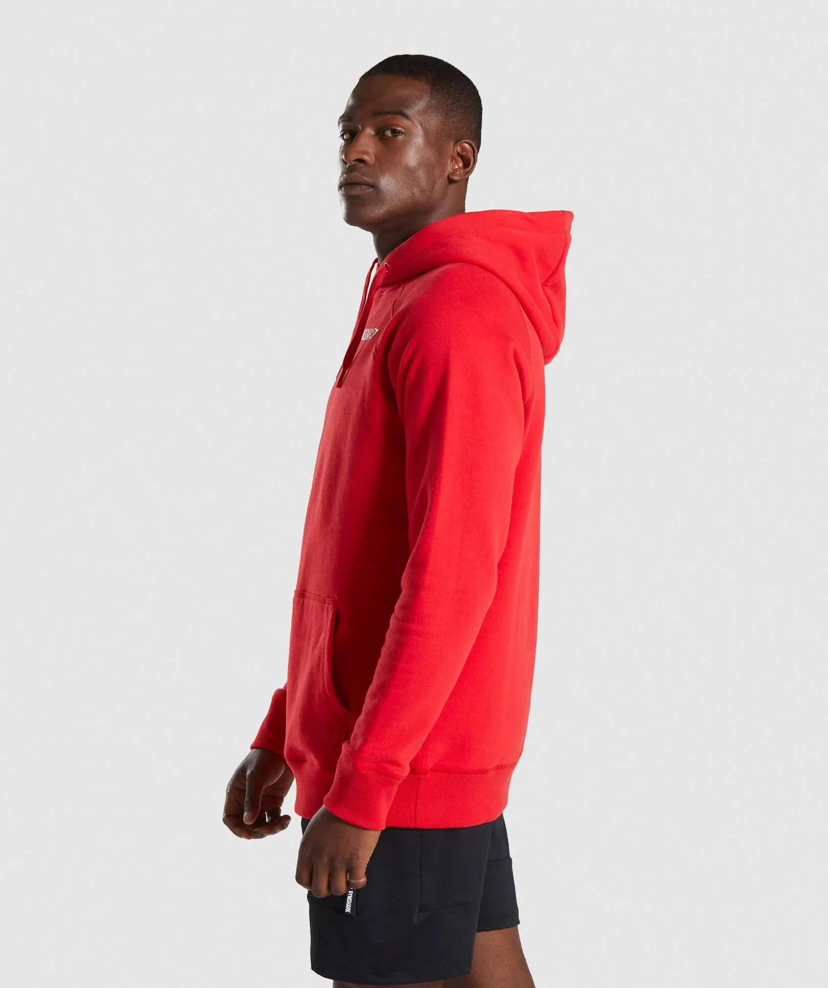 Gymshark Crest Hoodie - Red