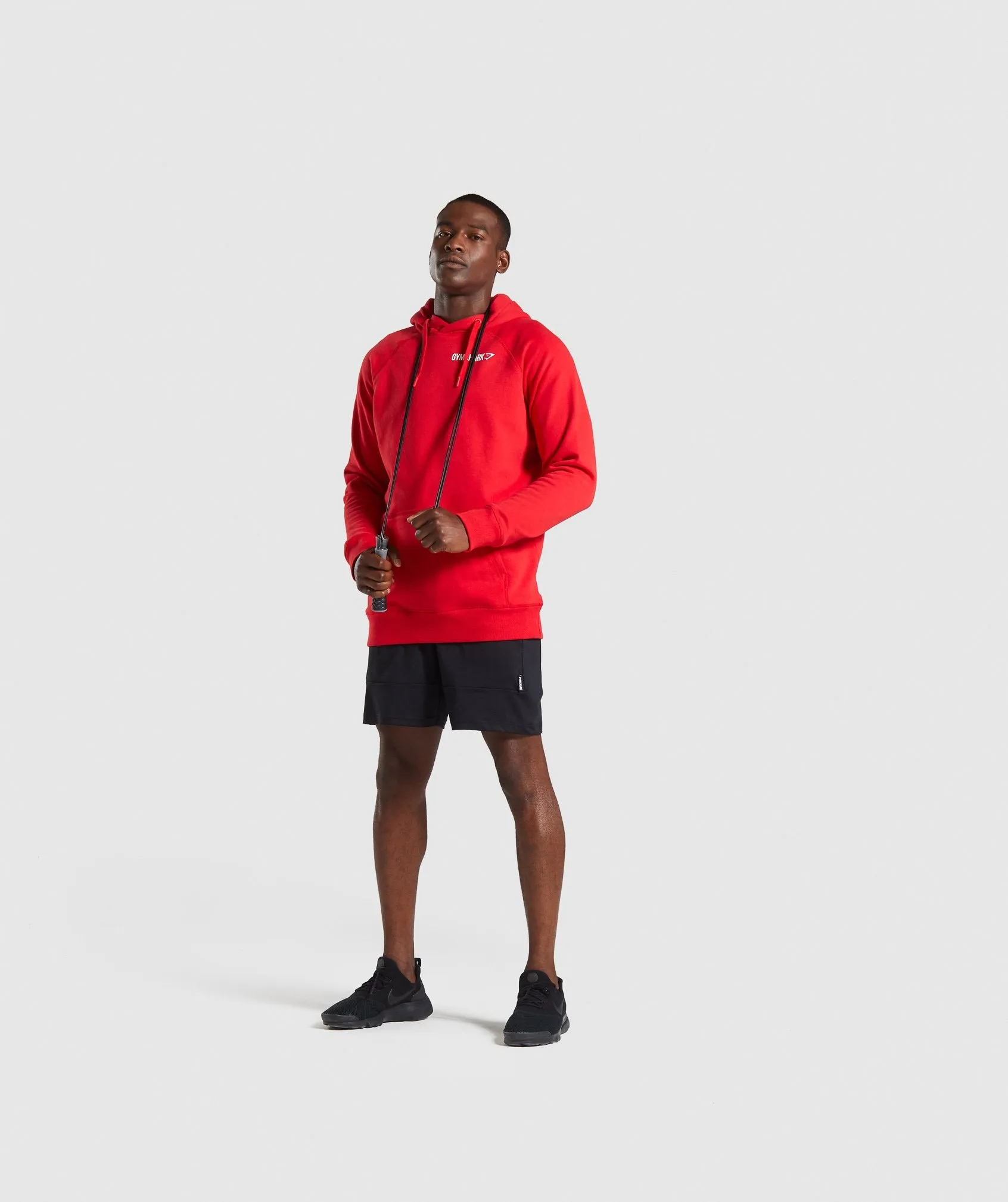 Gymshark Crest Hoodie - Red