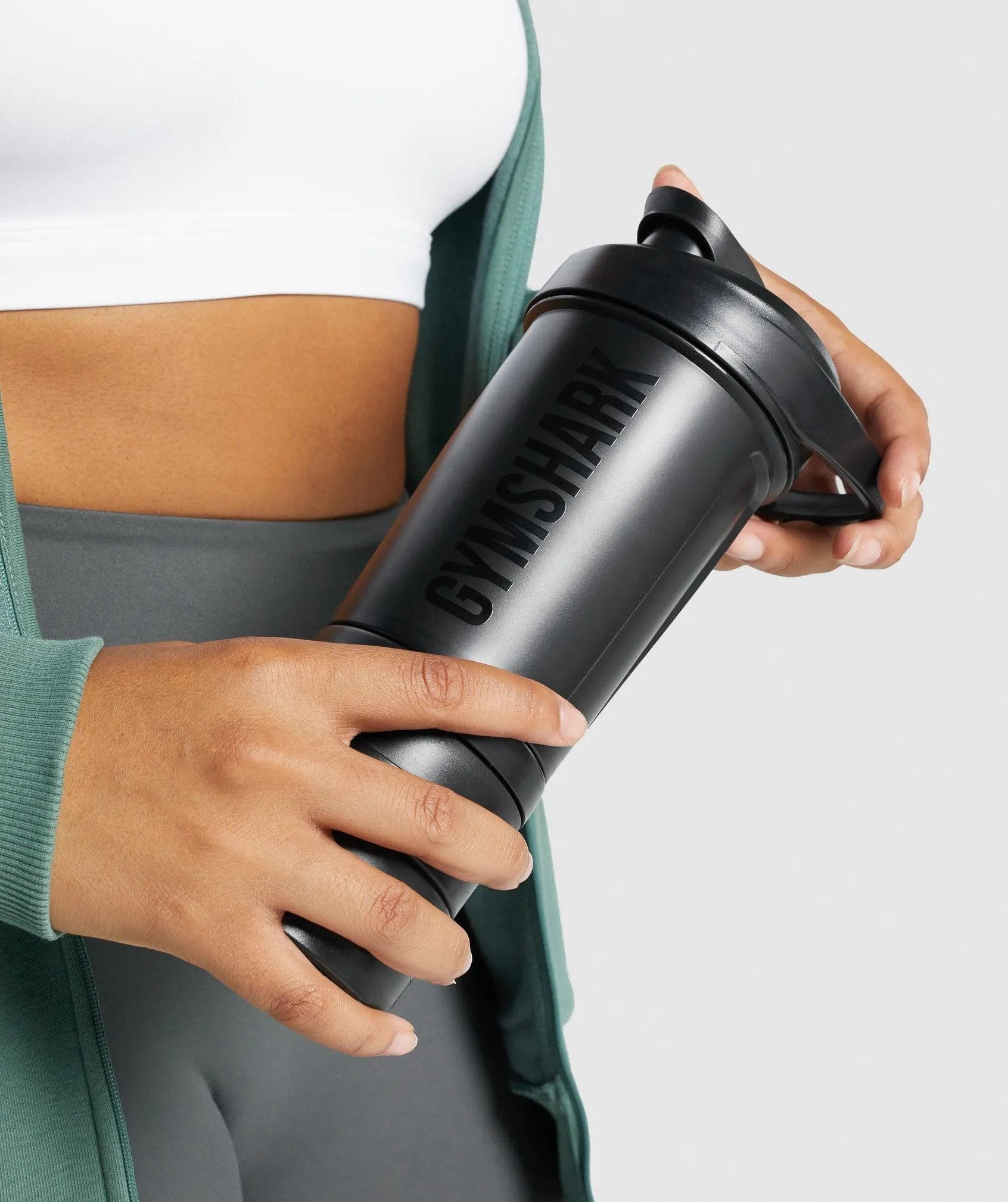 Gymshark Prep Shaker Water Bottle - Black