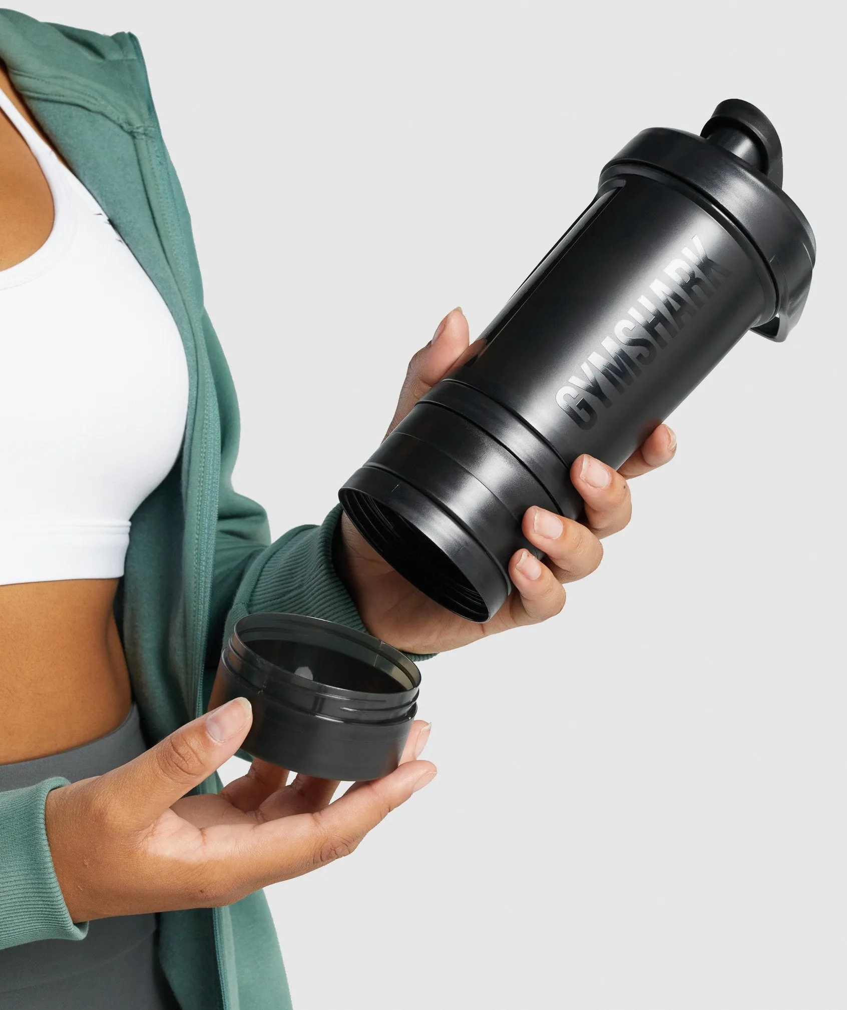 Gymshark Prep Shaker Water Bottle - Black