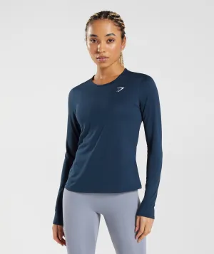 Gymshark Training Long Sleeve Top - Navy