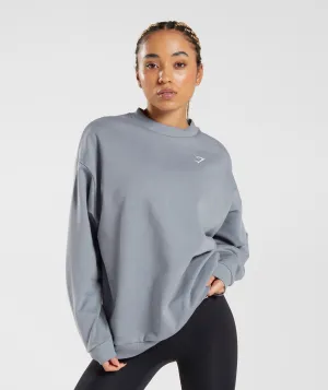 Gymshark Training Oversized Sweatshirt - Drift Grey