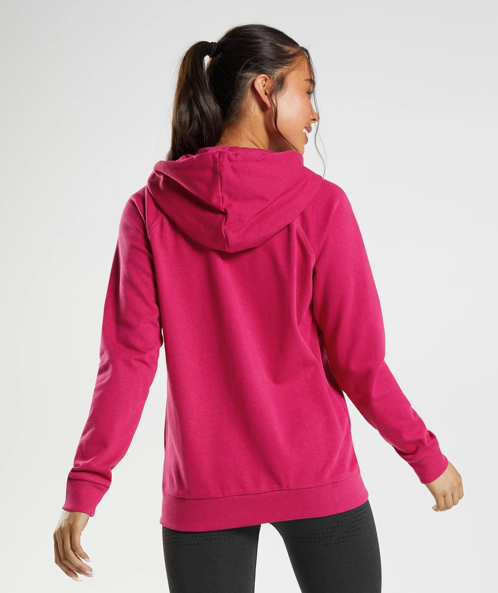 Gymshark Training Zip Hoodie - Magenta Pink