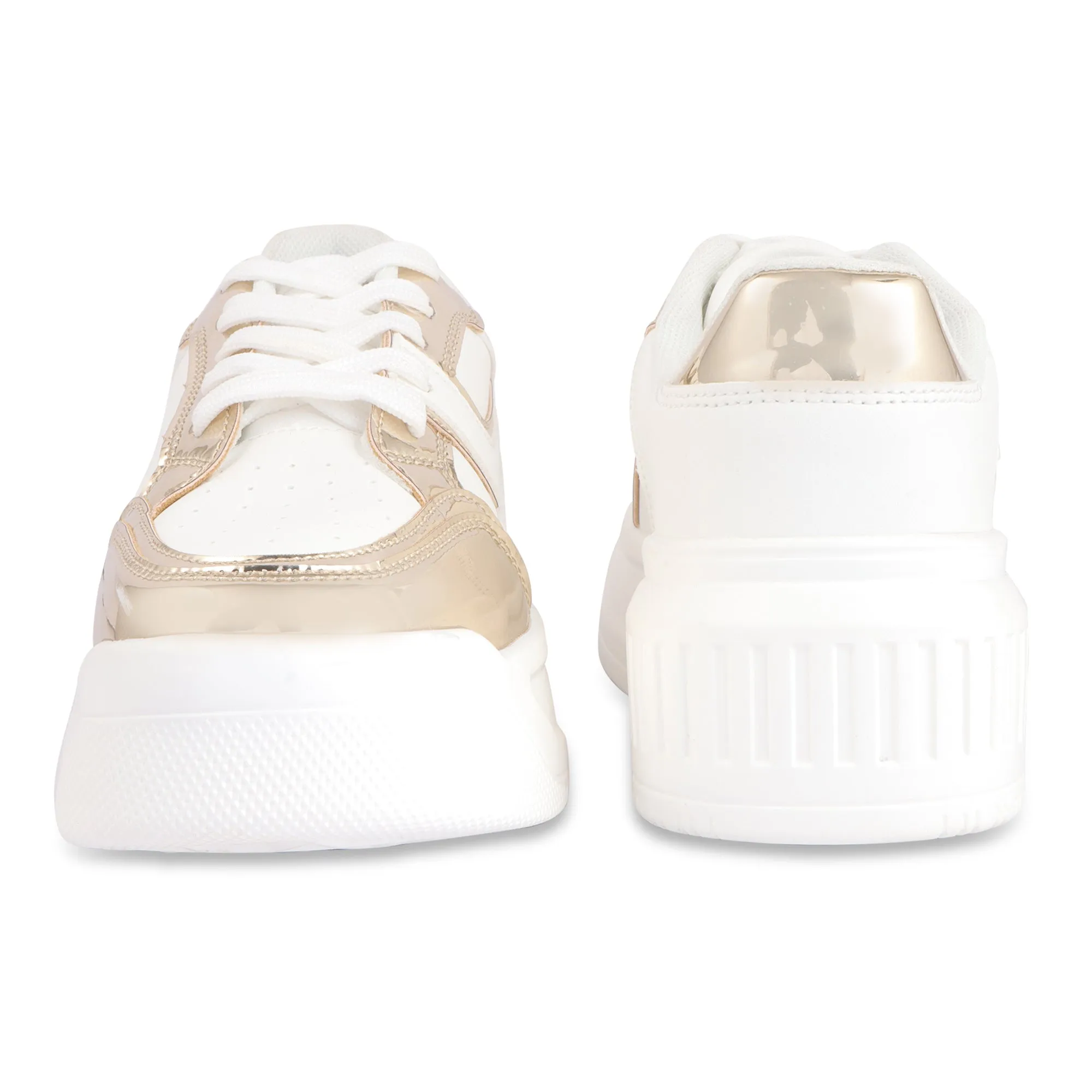 Hamster London Haven Party Gold Sneakers