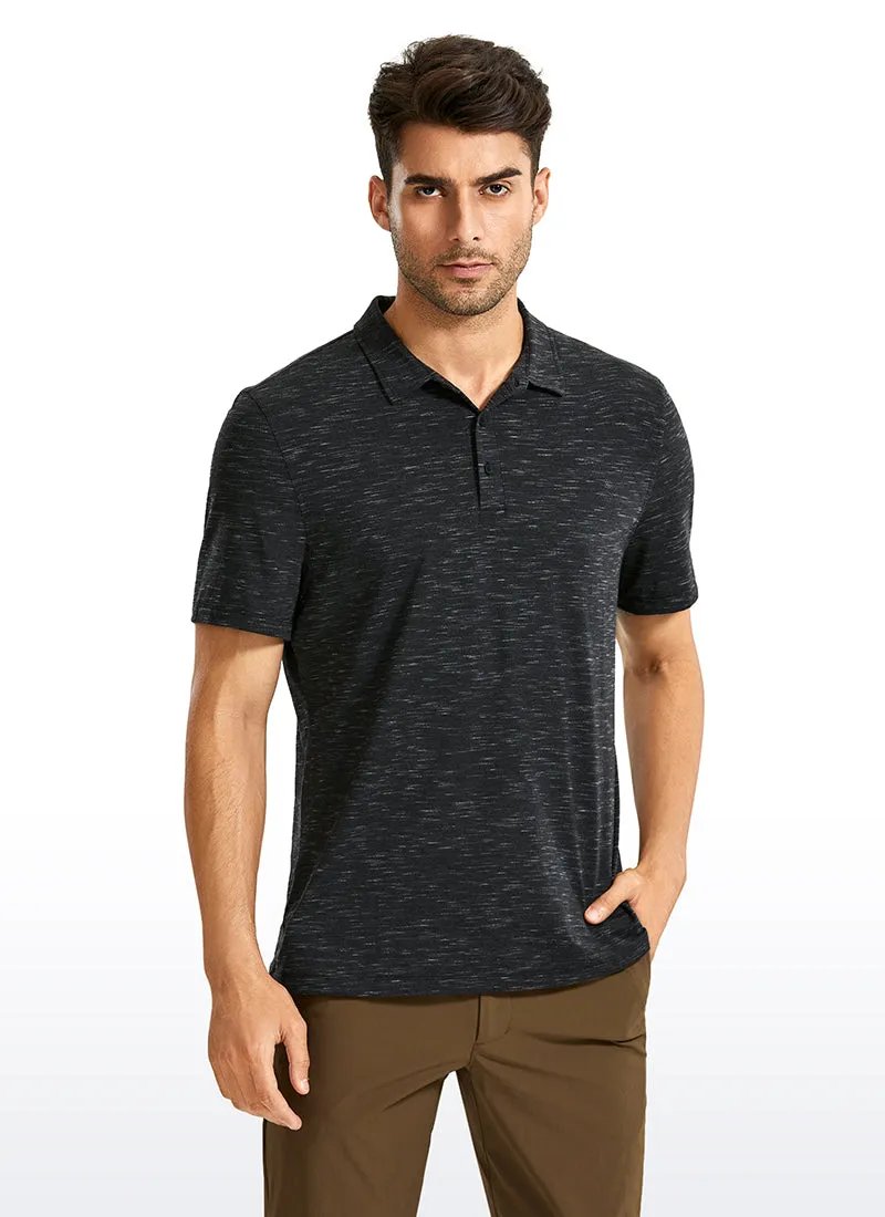 Heather Polo Short Sleeves