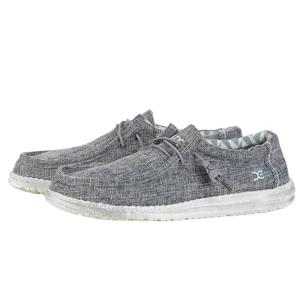 'Hey Dude' Men's Wally Linen - Iron Grey