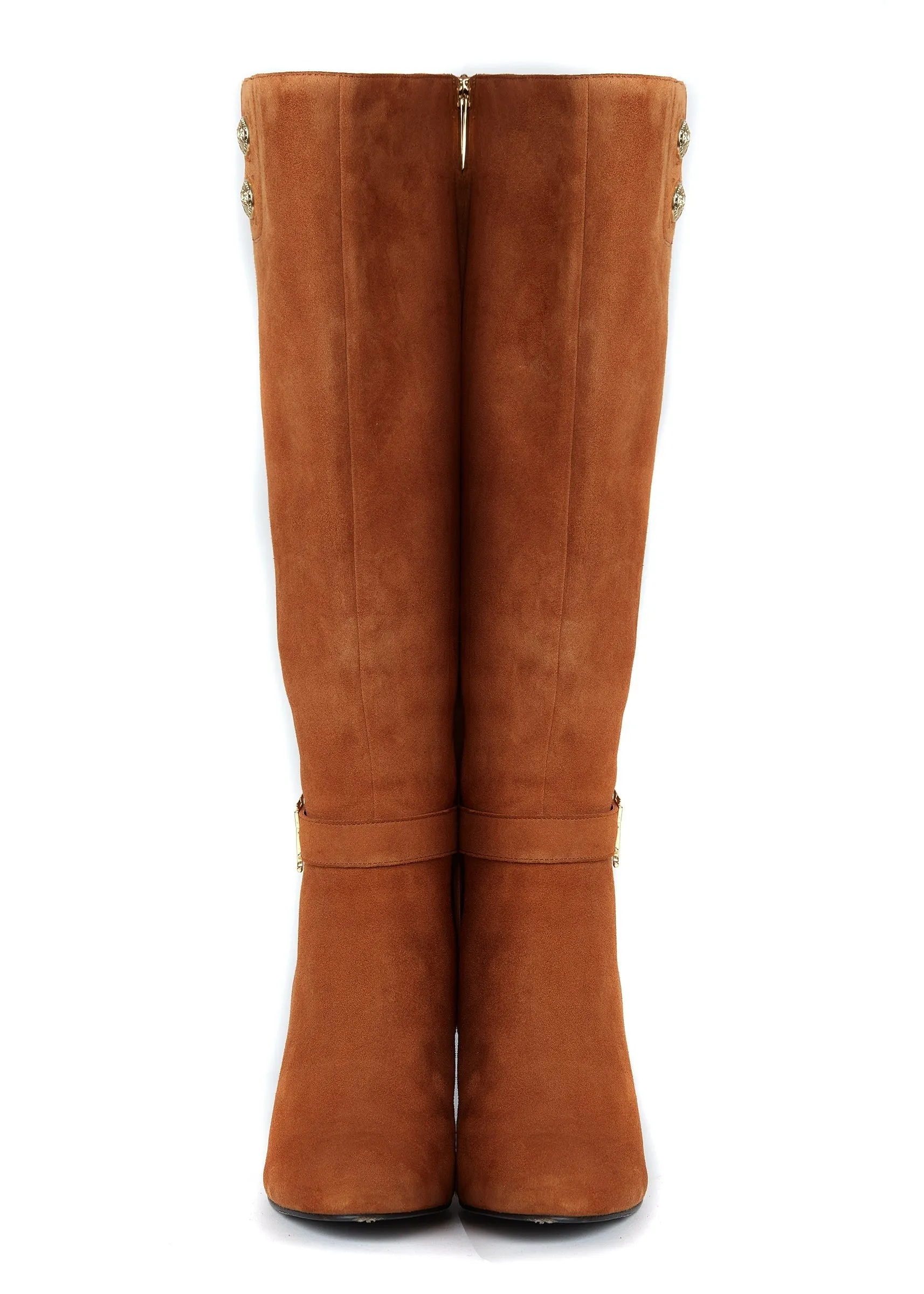 Holland Cooper Marlborough Knee Boot in Tan